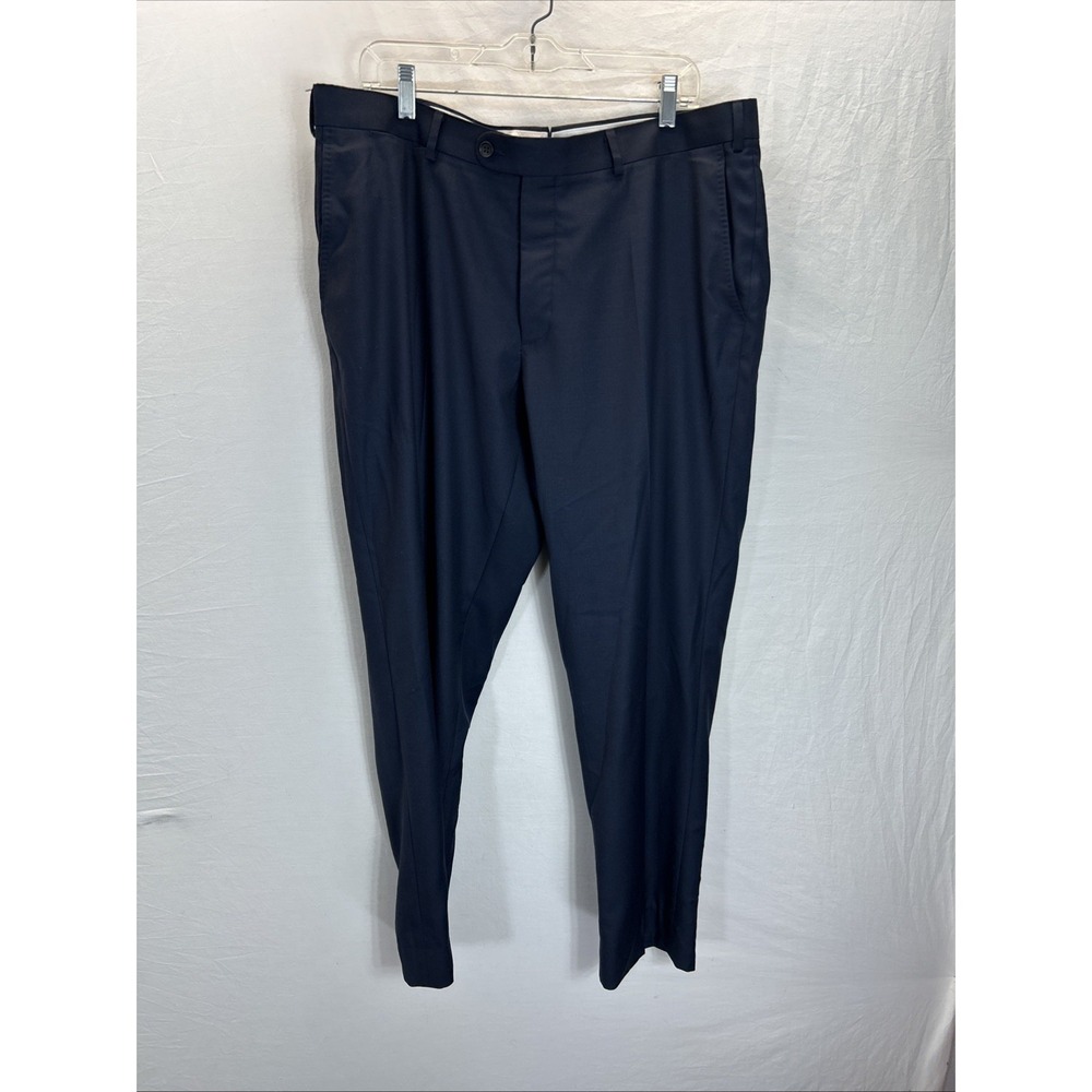 SUITSUPPLY Mens Trousers Pants size 56 (US 40 x 29) Navy Blue super 110's Italy
